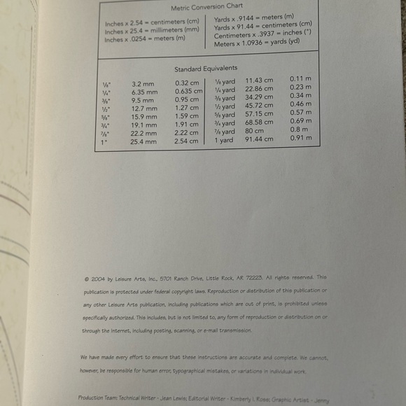 's‎ Quilting Guide 2004 - Picture 6 of 6
